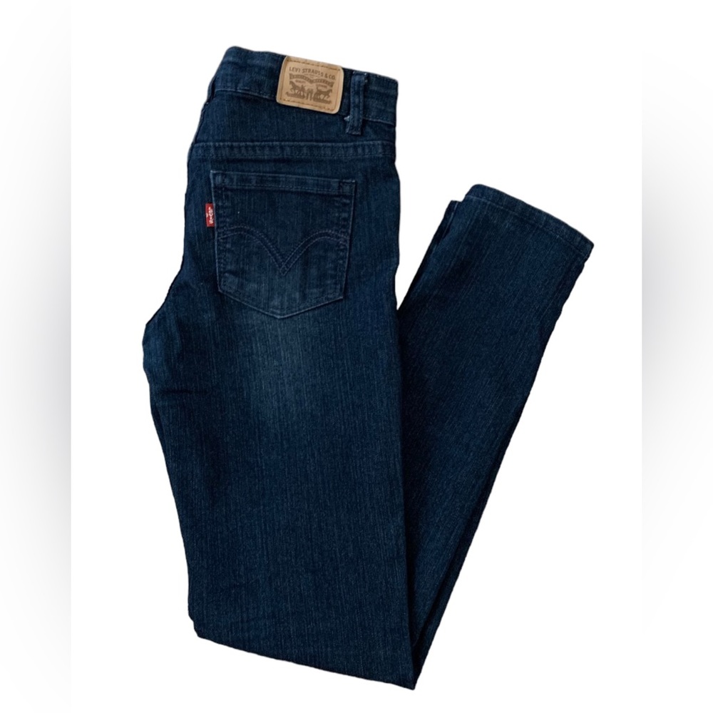Levi's 710 super skinny blue jeans, cotton, size girl's 10 regular